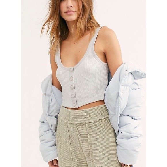 Free People Tops - Free People Snap It Up Brami